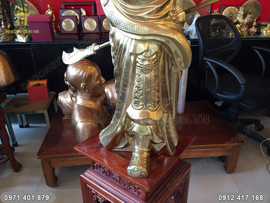 tượng quan vũ 80cm